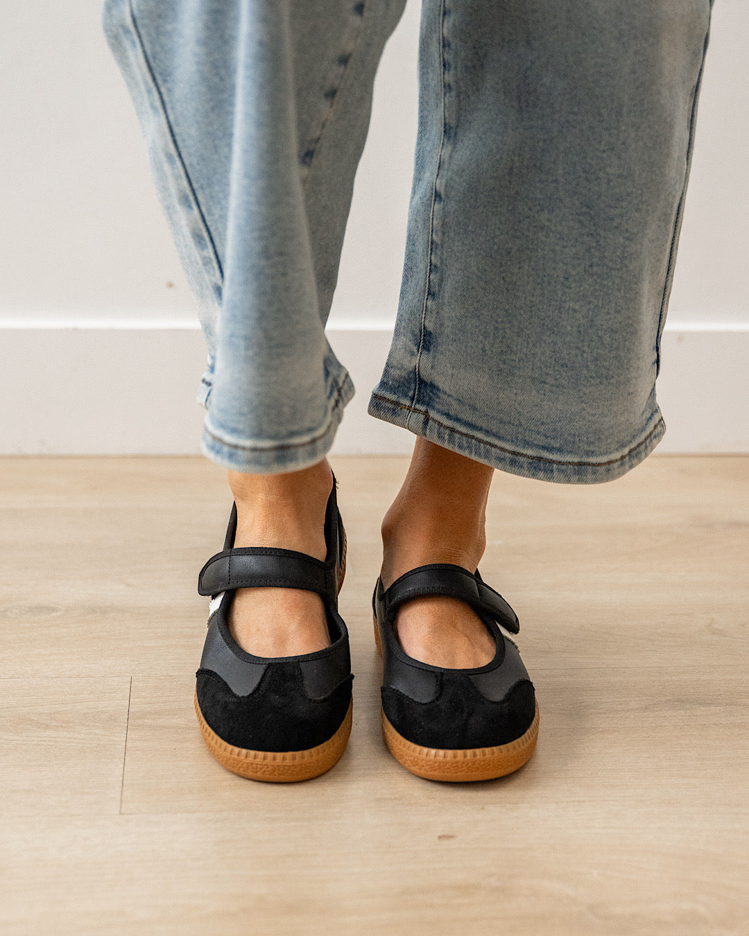 Corkys Calm Down Mary Jane Sneakers - Black Corkys Footwear