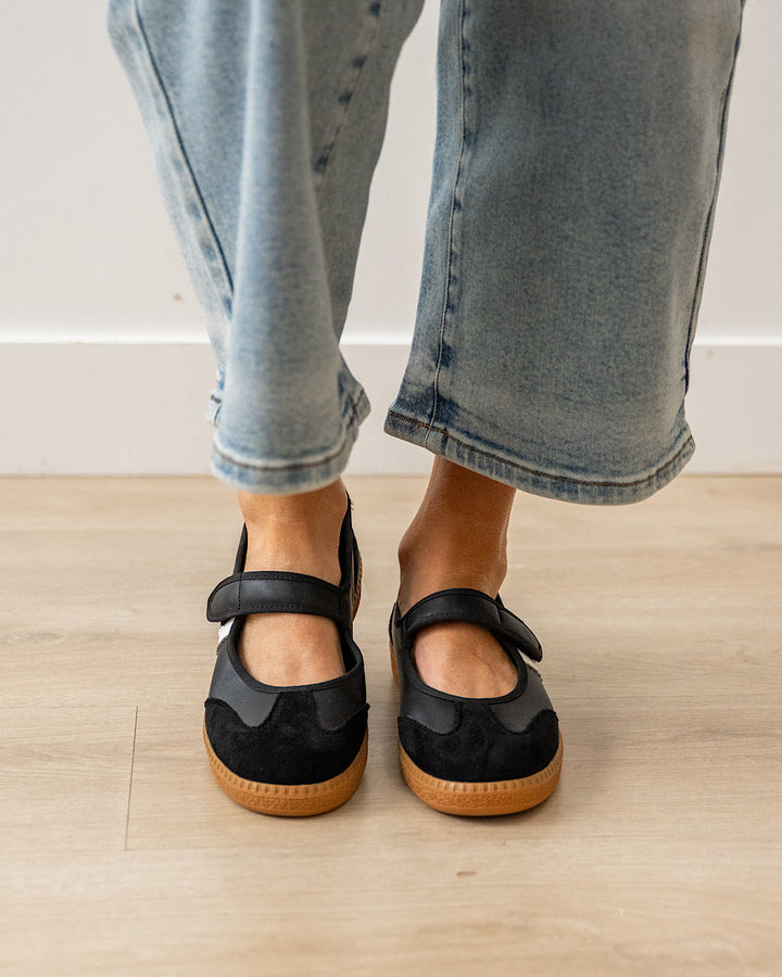 Corkys Calm Down Mary Jane Sneakers - Black Corkys Footwear