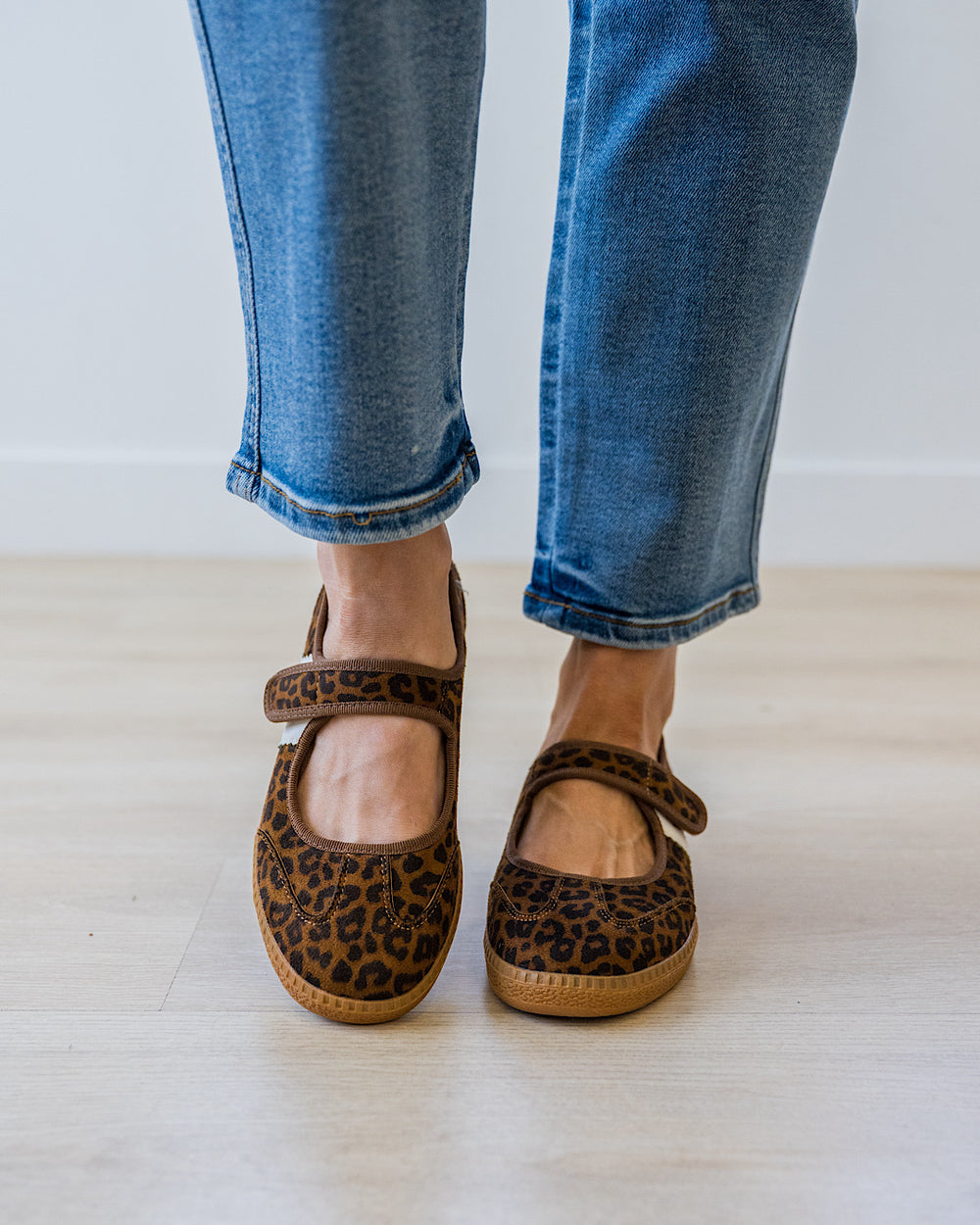 Corkys Calm Down Mary Jane Sneakers - Leopard Corkys Footwear