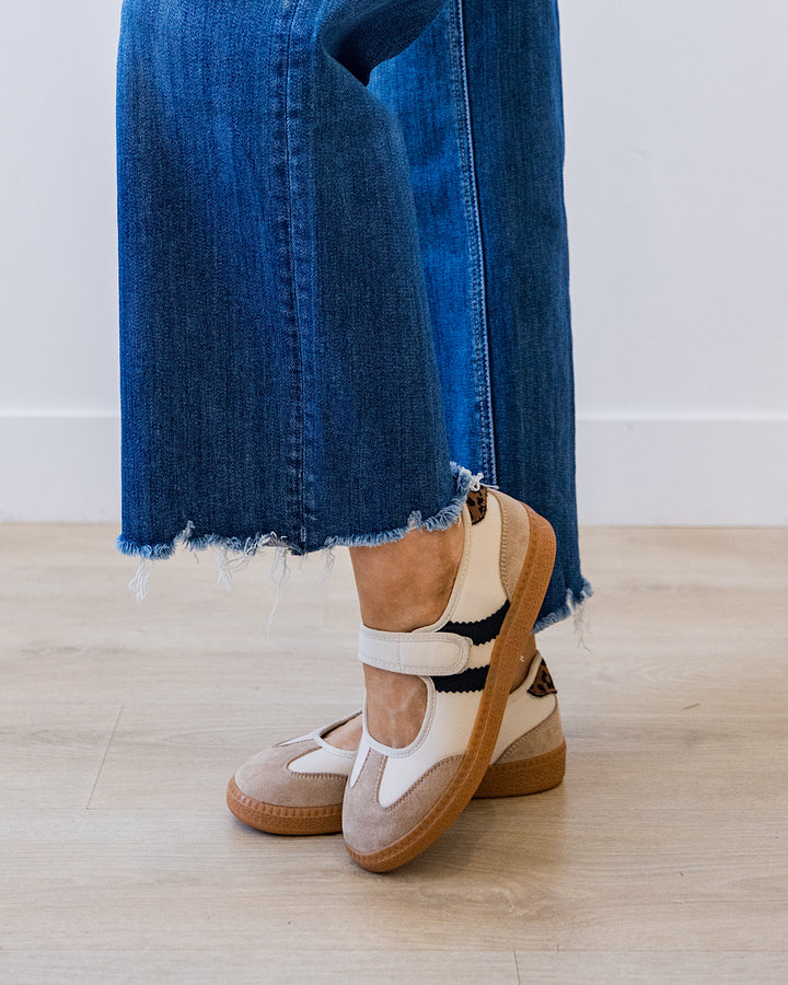 NEW! Corkys Calm Down Mary Jane Sneakers - Sand Combo Corkys Footwear
