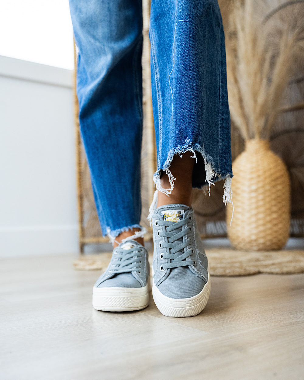 Blowfish Super Smile Sneakers - Rain Drop Gray FINAL SALE Blowfish