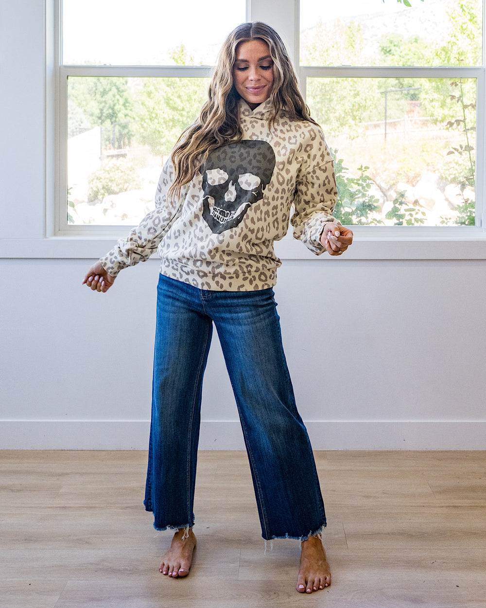 NEW! Ampersand Ave Purr-dy Scary Comfort Zone Hoodie Ampersand Ave