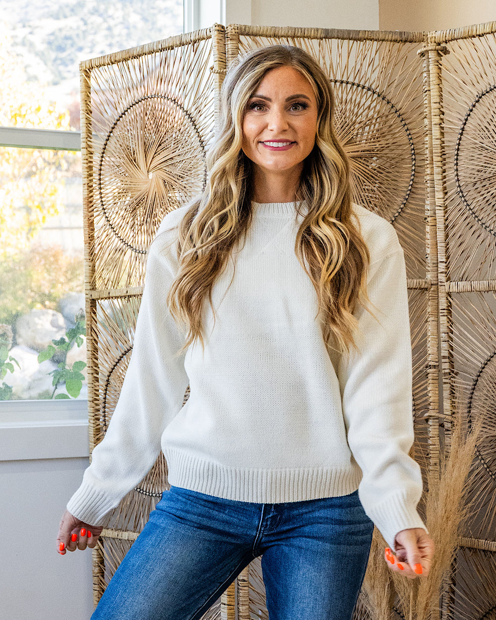 Cambree Classic Sweater - Color Options Available! Hyfve Whipped Cream