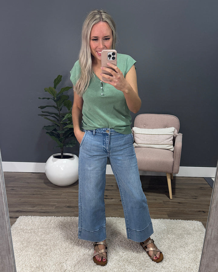 KanCan Charity Wide Leg Jeans KanCan