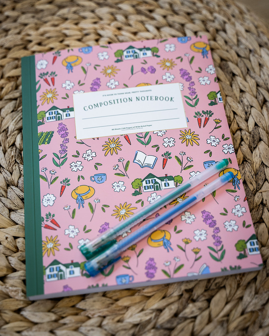 NEW! Pippi Post Composition Notebook - 2 Options Pippi One Size It's Nicer To Think