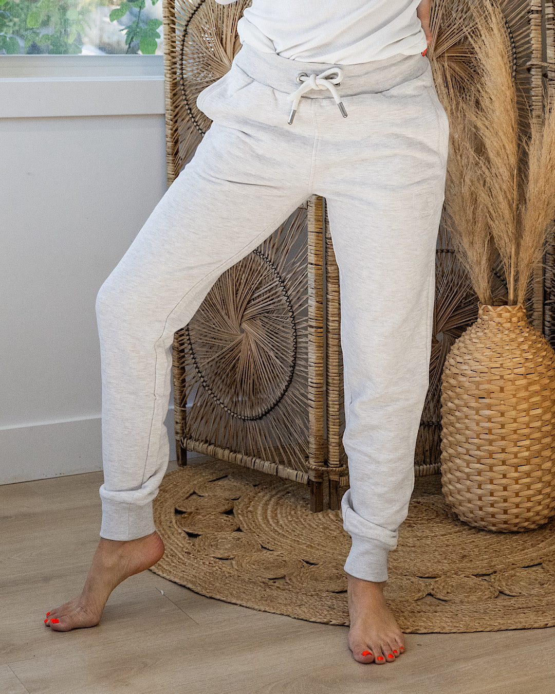 NEW! Wanakome Adley Joggers - Heather Oatmeal Wanakome