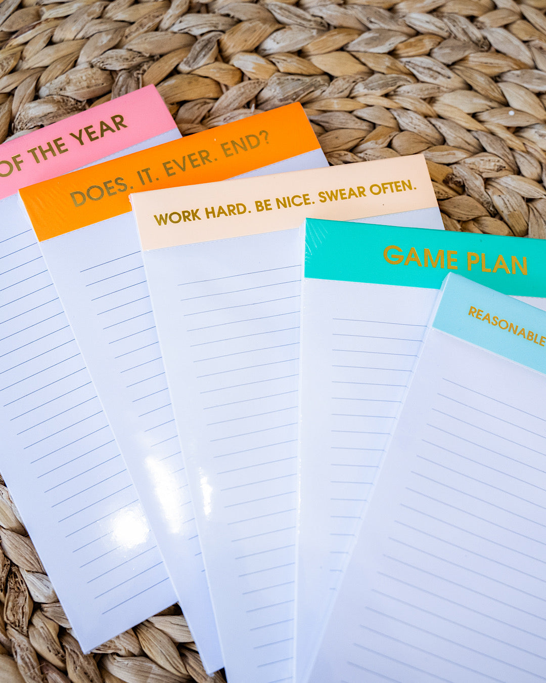 Note Pads - 5 Sayings SALE Chez Gagne