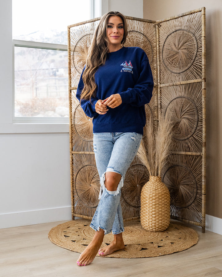 Ocean Yacht Club Navy Sweatshirt Tres Bien