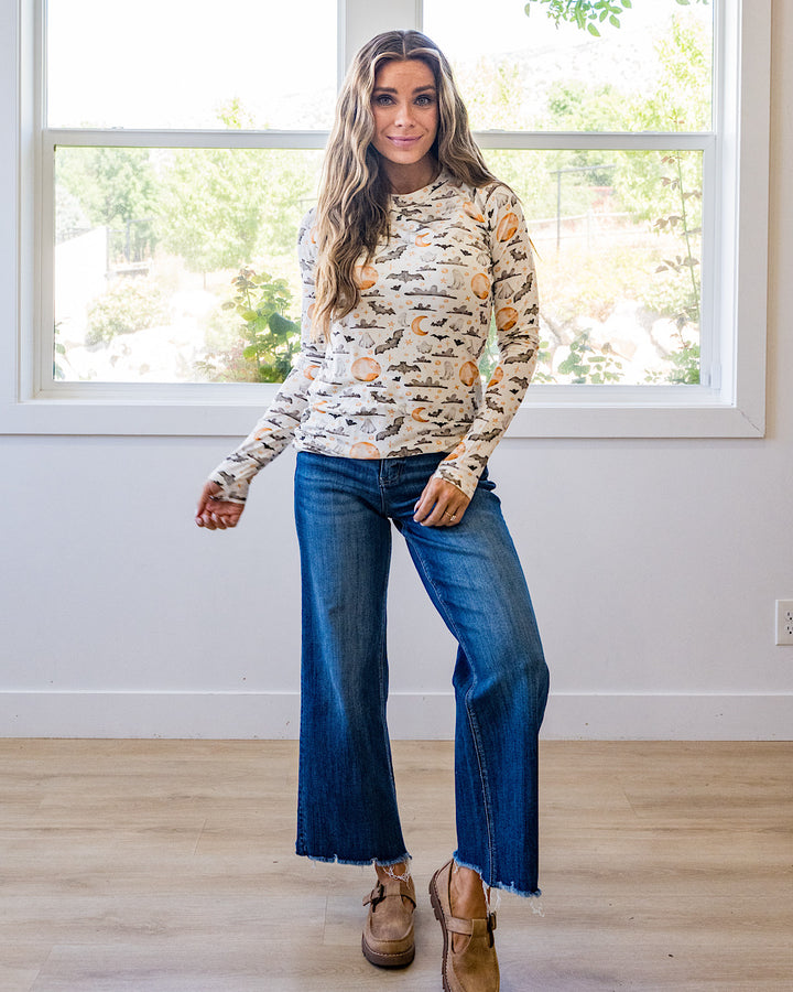 NEW! Blair Long Sleeve Top - Haunted Halloween Michelle Mae