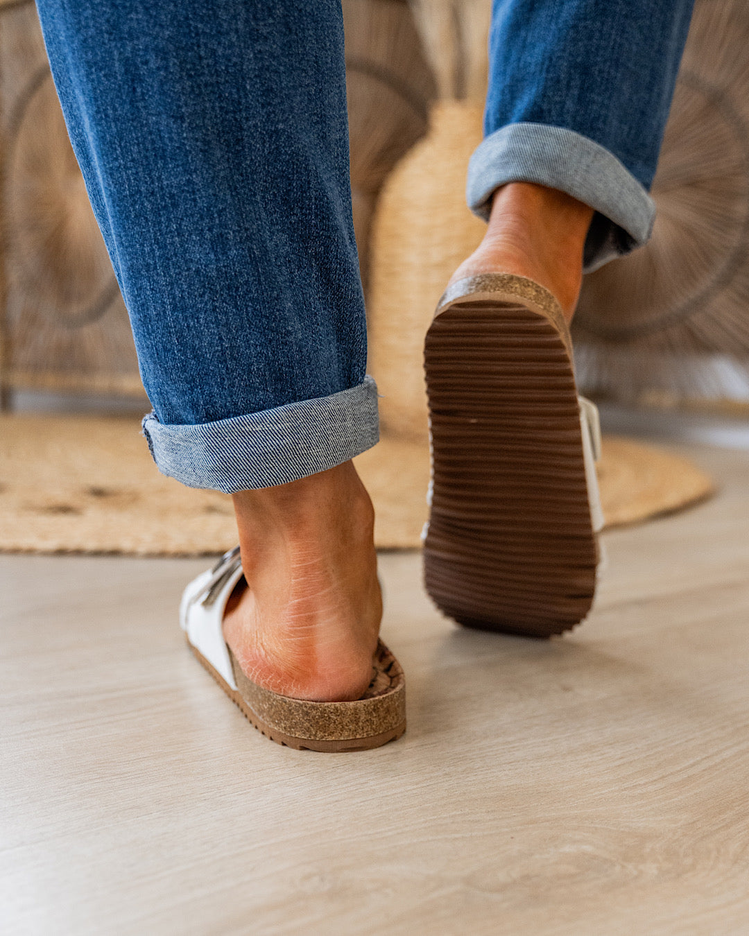 Very G Nora 3 Criss Cross Sandals - White FINAL SALE Very G