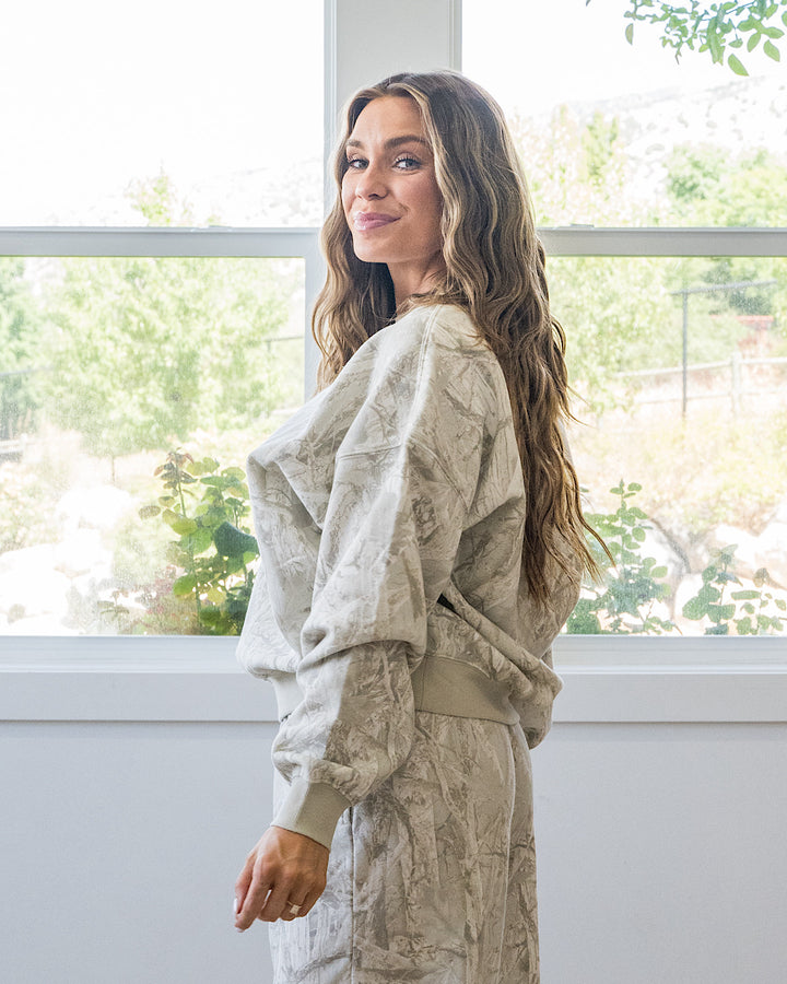 Gray Camo Sweatshirt Double Zero