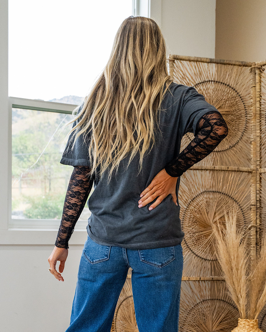 Dreamer World Tour Leopard Black Mineral Wash Tee SALE Zutter