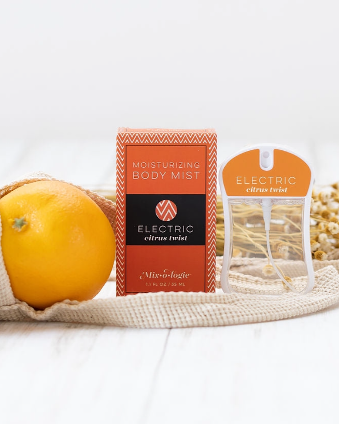 Moisturizing Body Mist Perfume - 12 Scents Mix-o-logie Electric - Citrus Twist