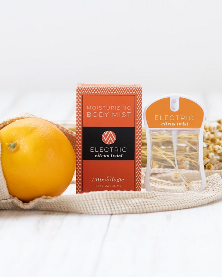 Moisturizing Body Mist Perfume - 12 Scents Mix-o-logie Electric - Citrus Twist