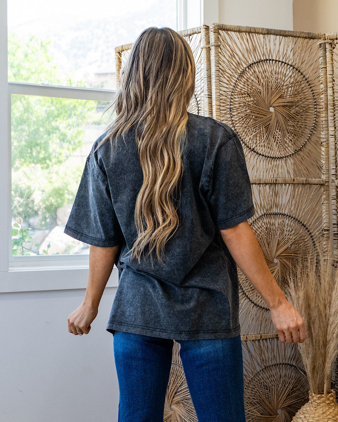 Free Bird America 1776 Black Mineral Wash Tee Zutter