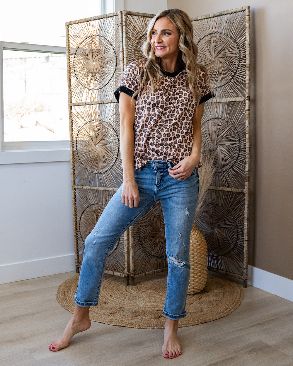 Dina Corded Leopard Top FINAL SALE Lovely Melody