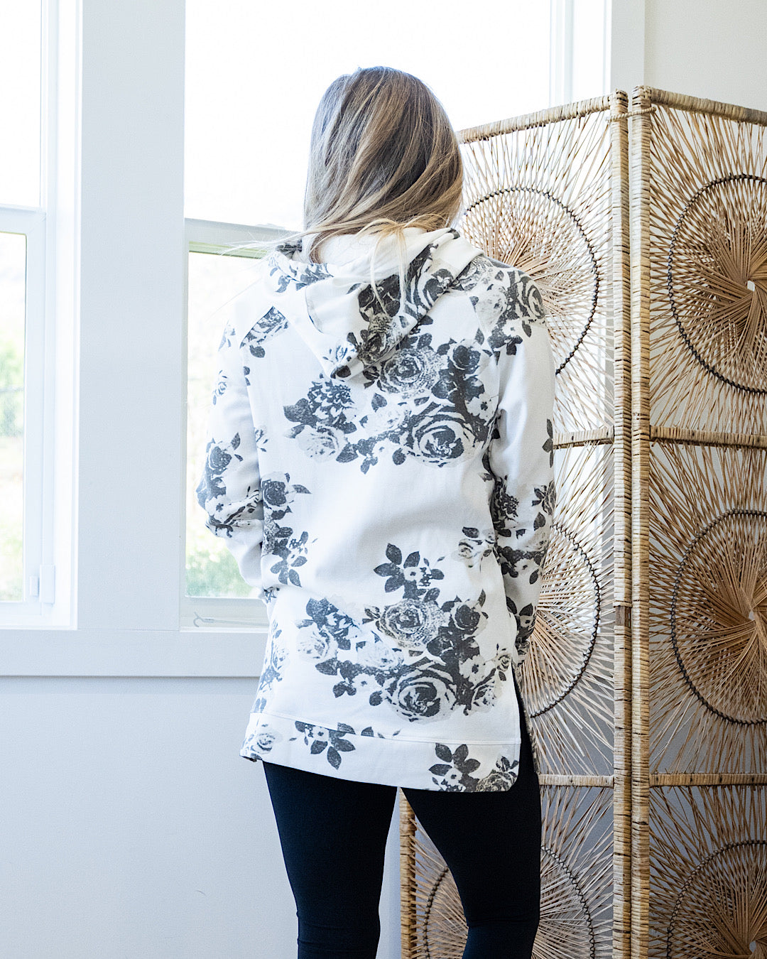 Ampersand Ave Hopelessly Devoted Sideslit Hoodie FINAL SALE Ampersand Ave