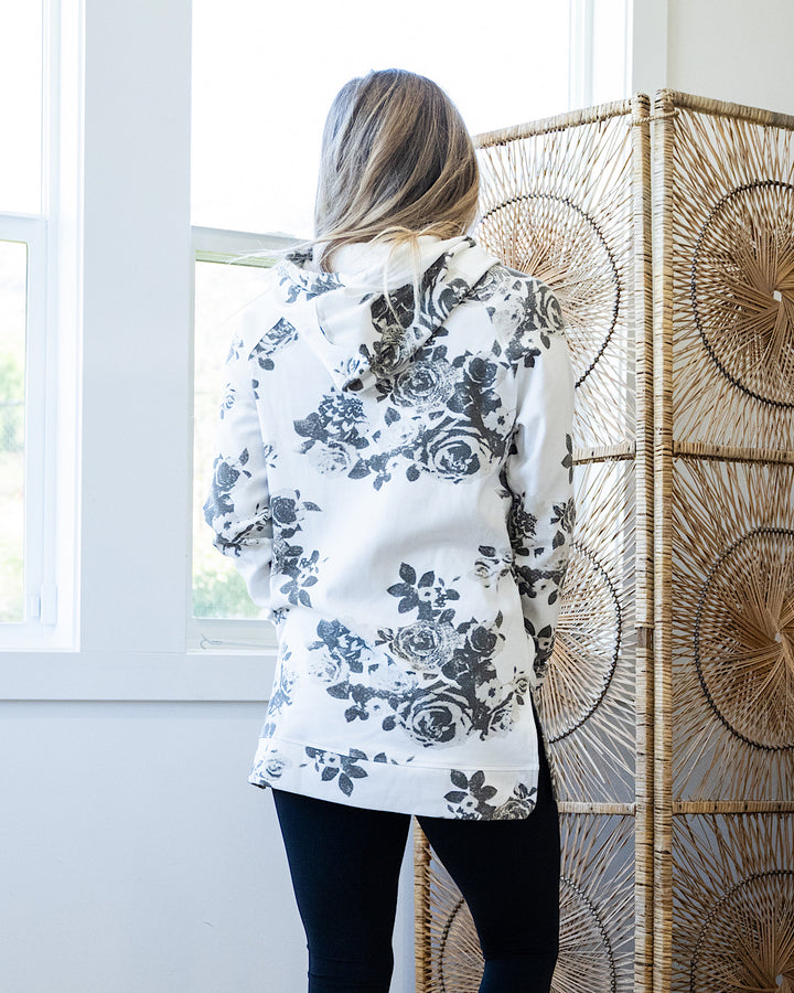 Ampersand Ave Hopelessly Devoted Sideslit Hoodie FINAL SALE Ampersand Ave