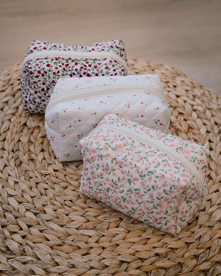 Quilted Cosmetic Pouch Bag - 3 Options Zenana