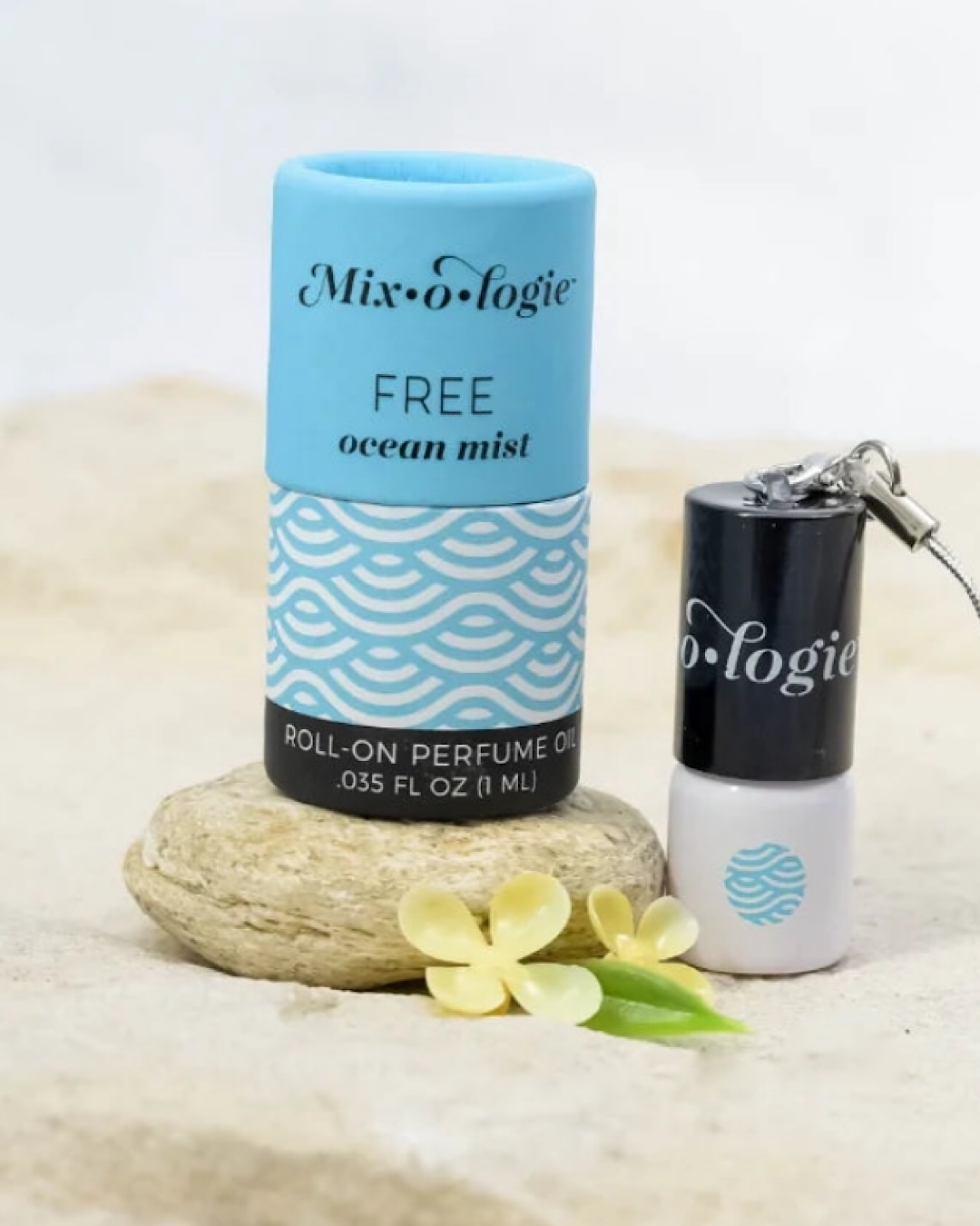 Mini Rollerball Keychain Perfume - 12 Scents Mix-o-logie Free - Ocean Mist