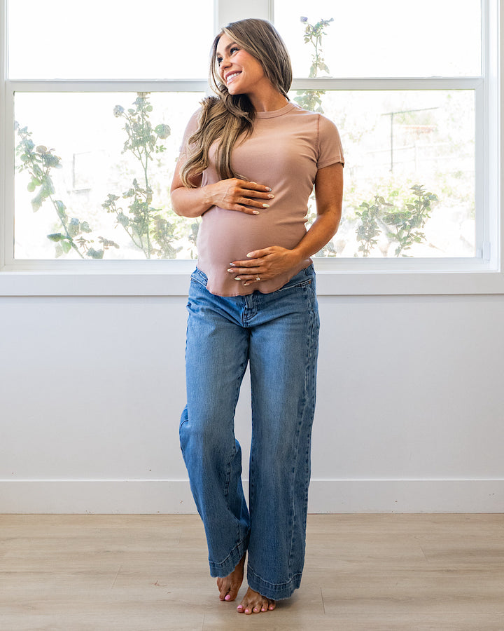 Brenley Ribbed Knit Top - Ginger Wishlist