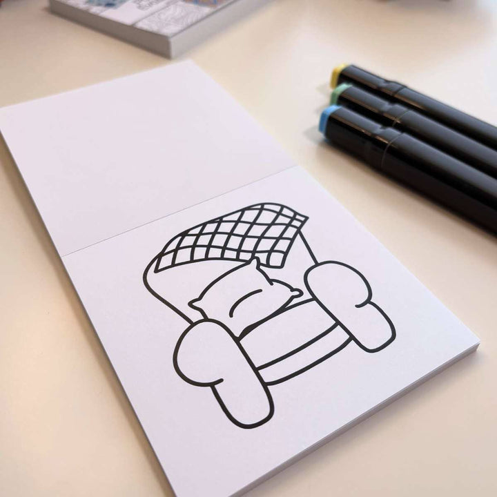 Mini Coloring Books - 3 Options Oh Color Me