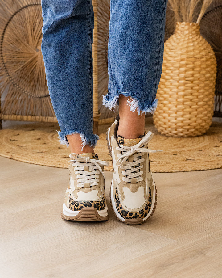 Blowfish Leo Sneakers - Gold Leopard Blowfish