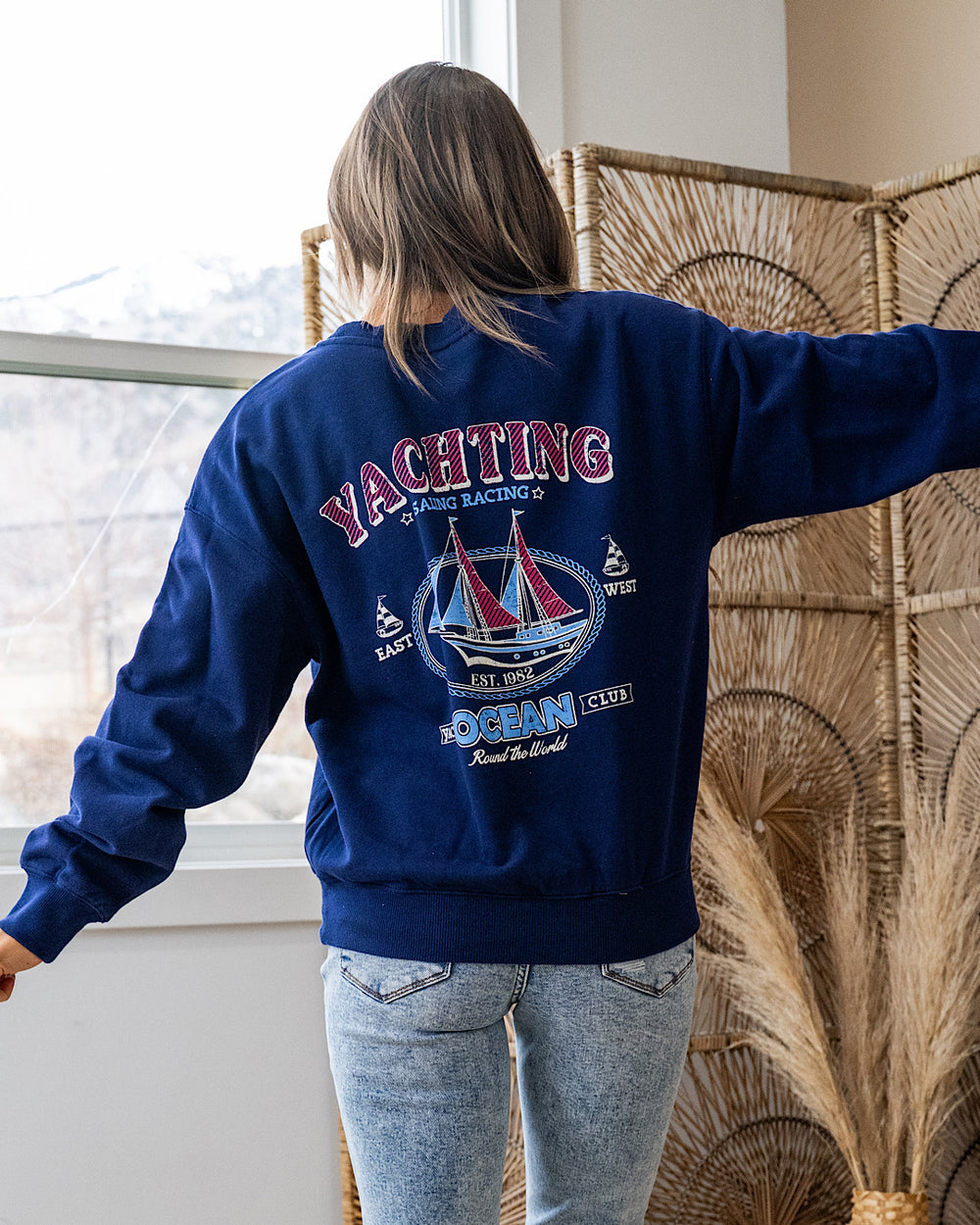 Ocean Yacht Club Navy Sweatshirt Tres Bien
