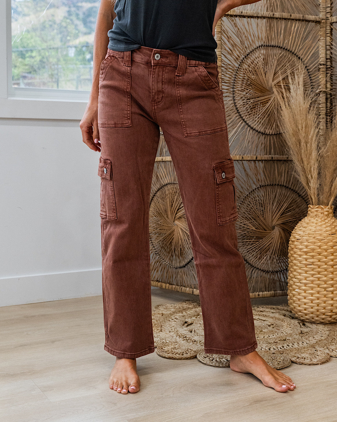 Vervet You Belong With Me Jeans - Color Options Available! Vervet Red Brick