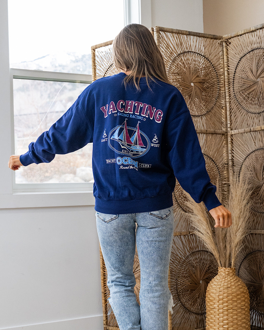 Ocean Yacht Club Navy Sweatshirt Tres Bien