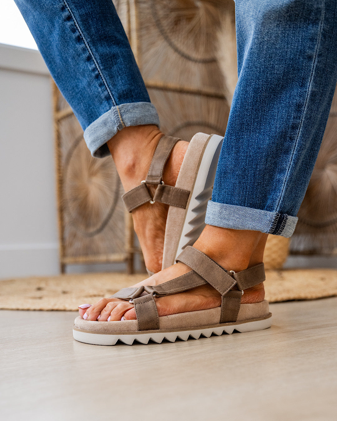 Corkys Give It a Go Sandals - Tan FINAL SALE Corkys Footwear