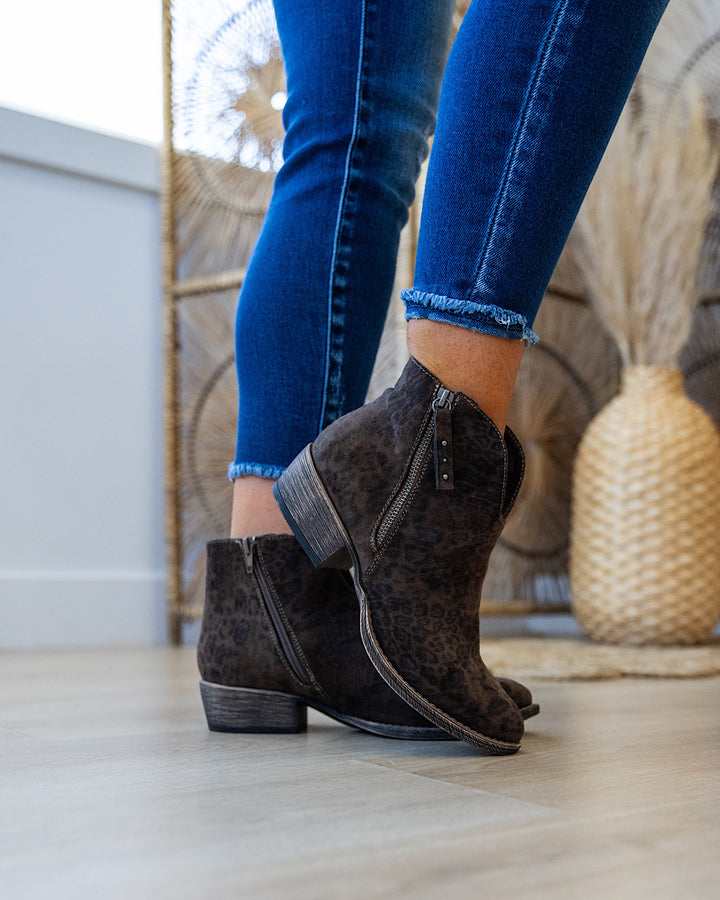 Very G Charming Boots - Taupe Leopard FINAL SALE Very G