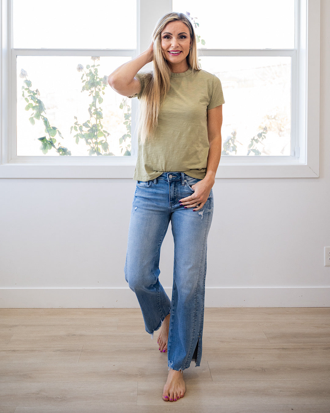 NEW! Melinda Short Sleeve Top - Sweet Pea Be Cool