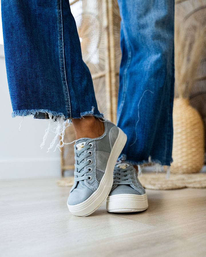 Blowfish Super Smile Sneakers - Rain Drop Gray FINAL SALE Blowfish