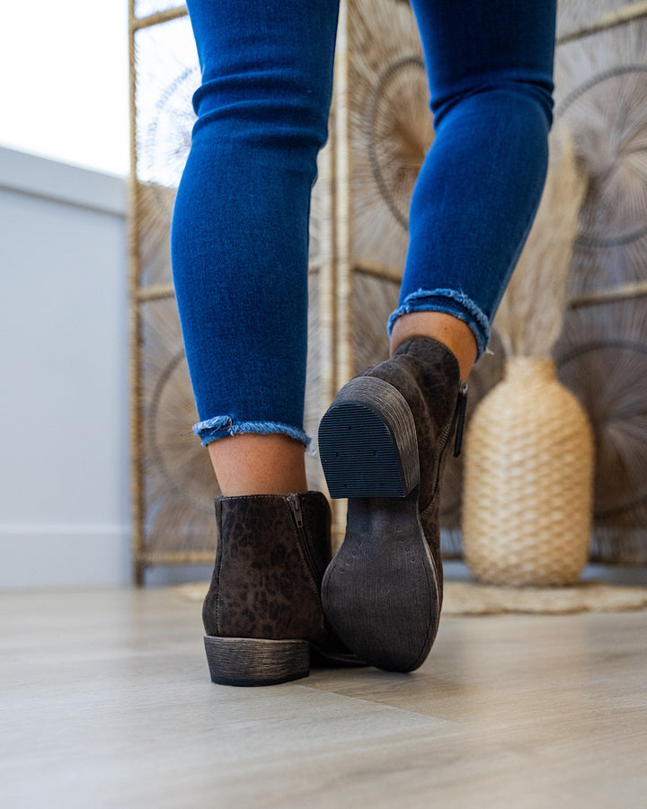 Very G Charming Boots - Taupe Leopard FINAL SALE Very G