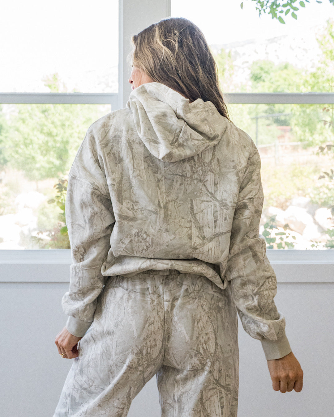 Gray Camo Hoodie Double Zero