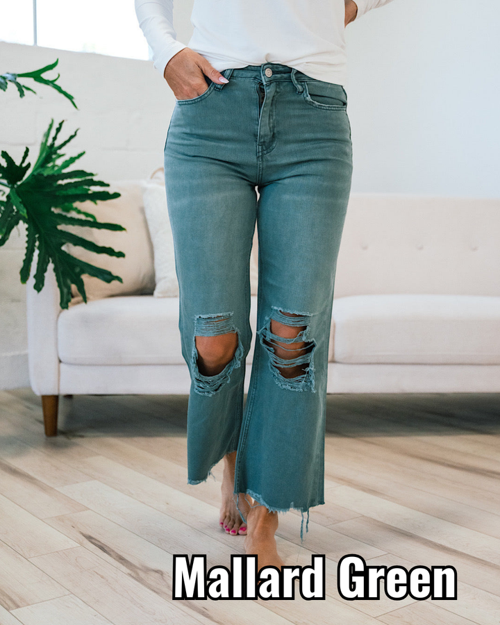 Vervet 90's Crop Flare Jeans - Color Options Available! Vervet
