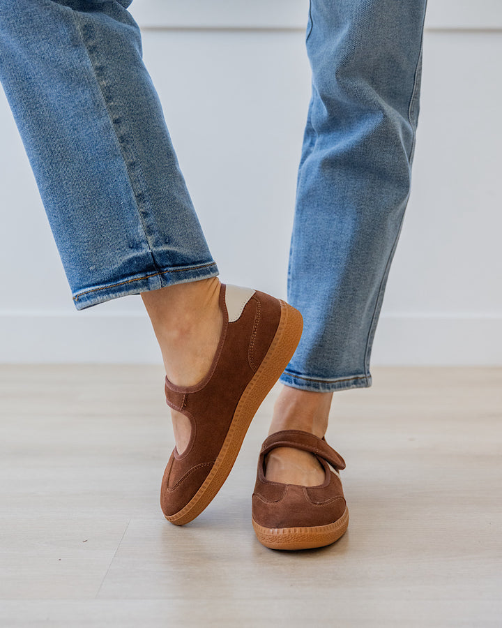 Corkys Calm Down Mary Jane Sneakers - Chestnut Corkys Footwear