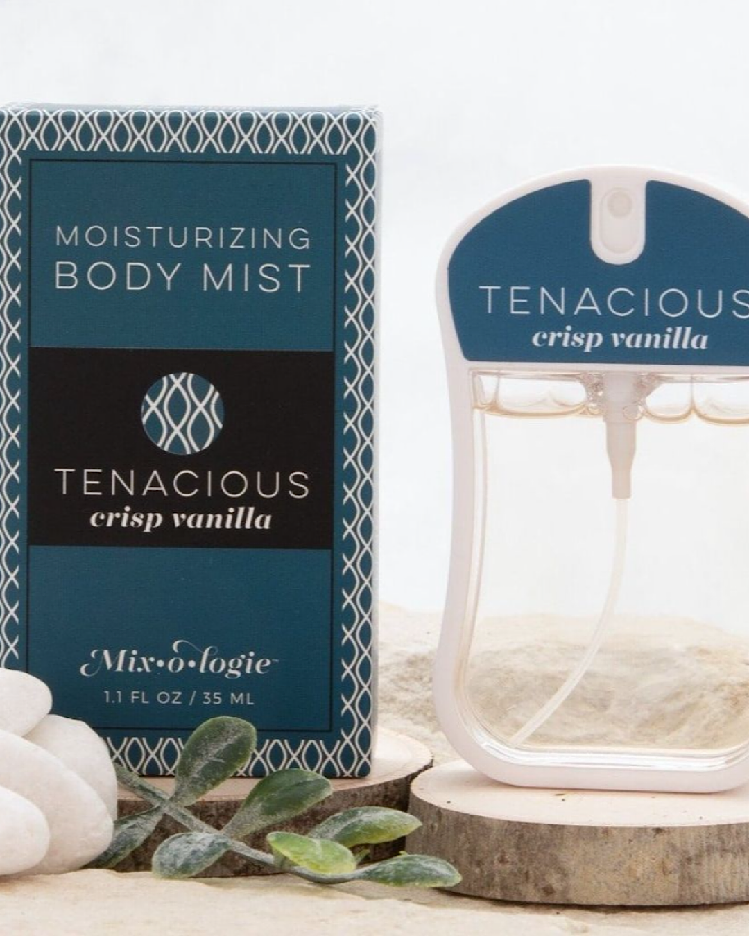 Moisturizing Body Mist Perfume - 12 Scents Mix-o-logie Tenacious - Crisp Vanilla