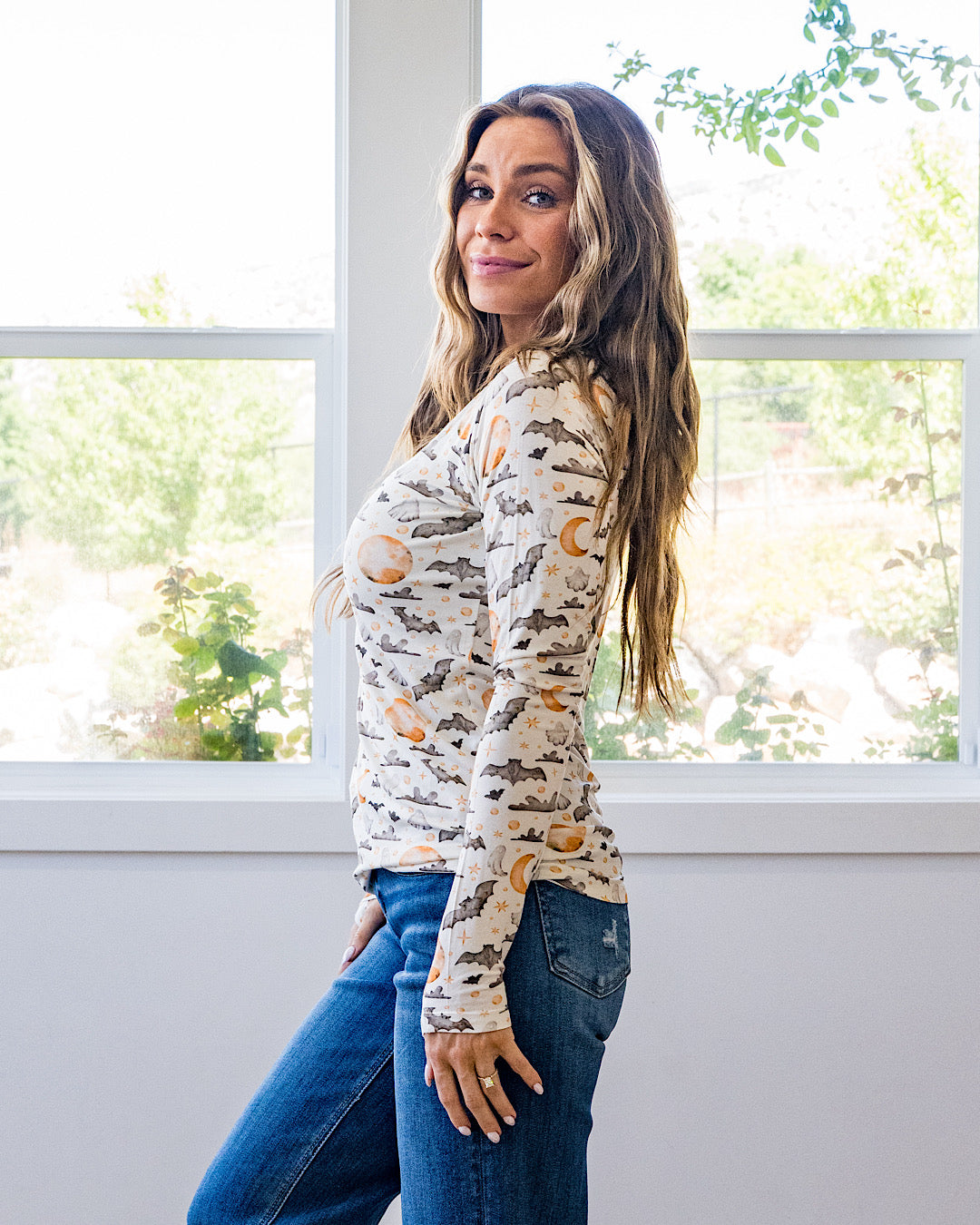 NEW! Blair Long Sleeve Top - Haunted Halloween Michelle Mae