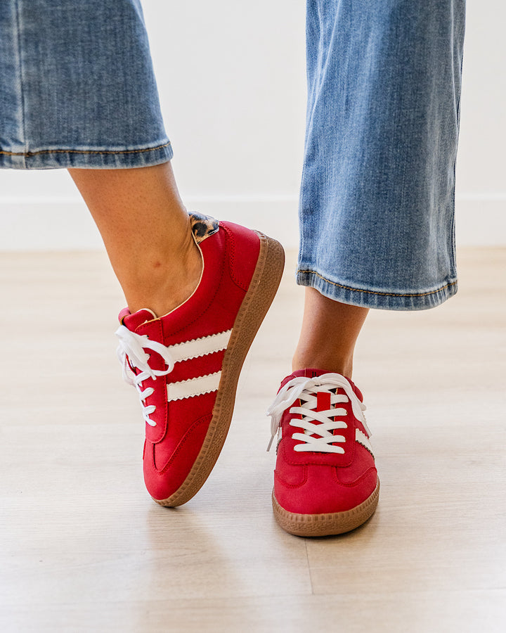NEW! Corkys Heads Up Sneakers - Red