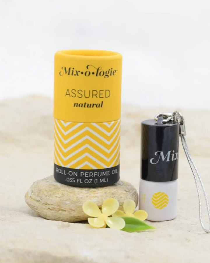 Mini Rollerball Keychain Perfume - 12 Scents Mix-o-logie Assured - Natural