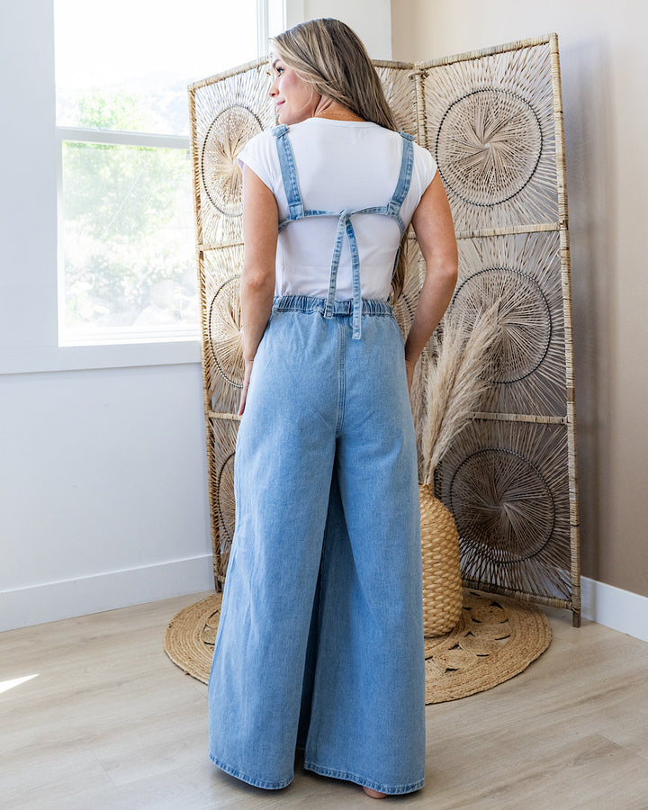 Jamie Drawstring Wide Leg Overalls Wishlist