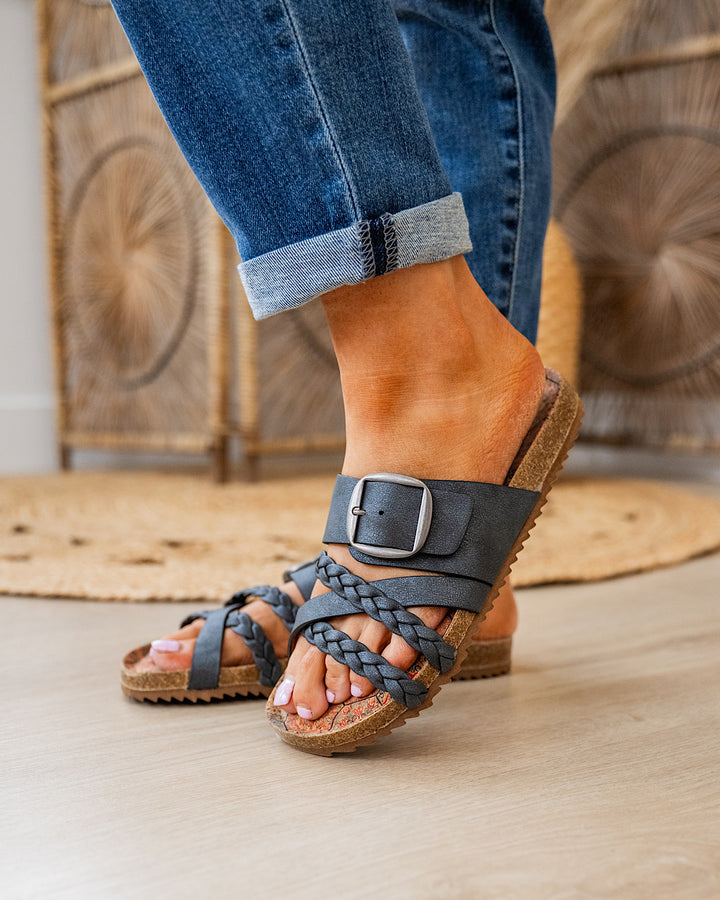 Very G Nora 3 Criss Cross Sandals - Black FINAL SALE Very G