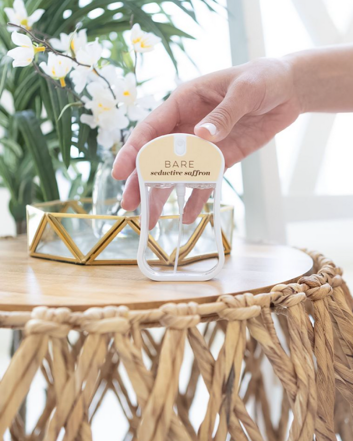 Moisturizing Body Mist Perfume - 12 Scents Mix-o-logie Bare - Seductive Saffron