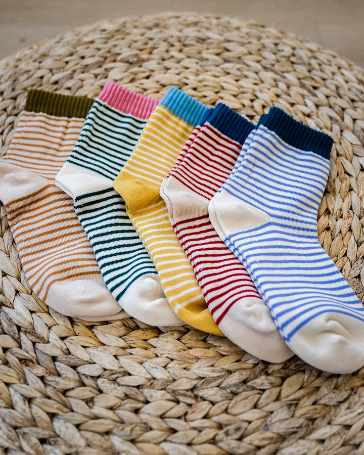 Striped Color Block Socks - 5 Options Very J