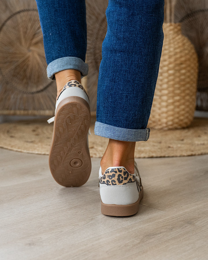 Very G Retro Leopard Sneakers - Cream Leopard Very G