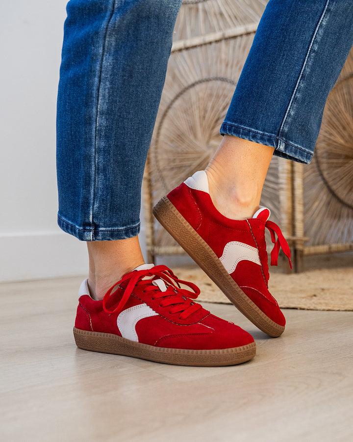 NEW! Corkys Spoiler Alert Sneakers - Red Corkys Footwear