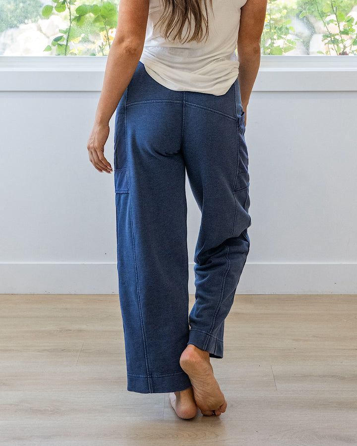 NEW! Rae Mode Terry Comfy Pants - Navy Rae Mode