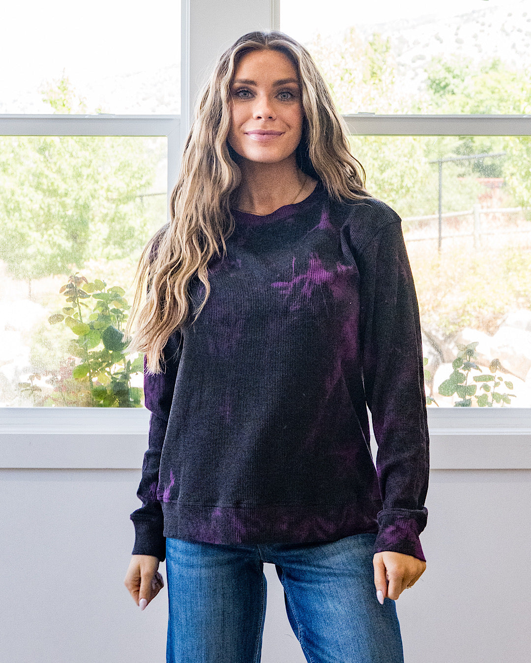 NEW! Twilight Tie Dye Waffle Top Michelle Mae